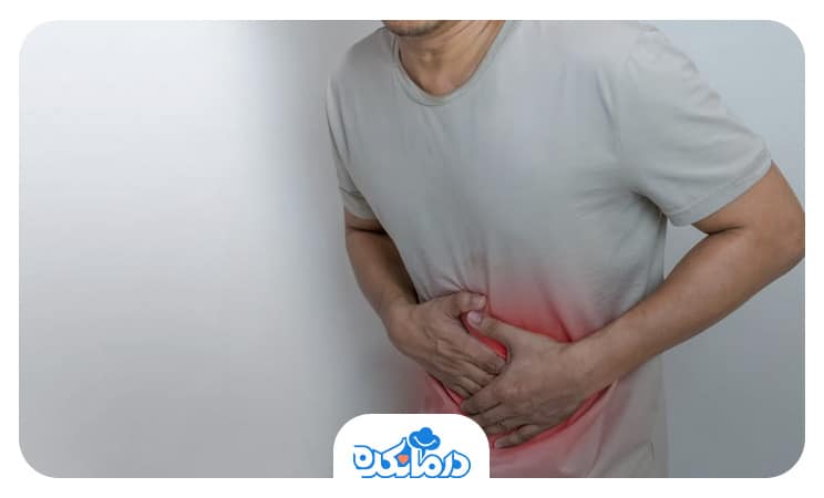  تصویر فرد مبتلا به درد معده ناشی از اسیدمعده